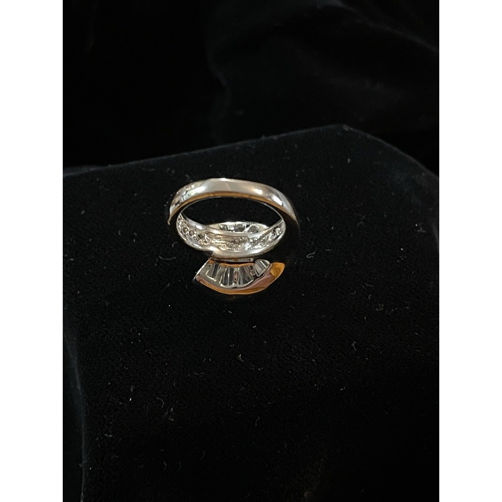 JTV PJM 9.25 Sterling Silver CZ Ring Size 5.25 - Picture 11 of 12